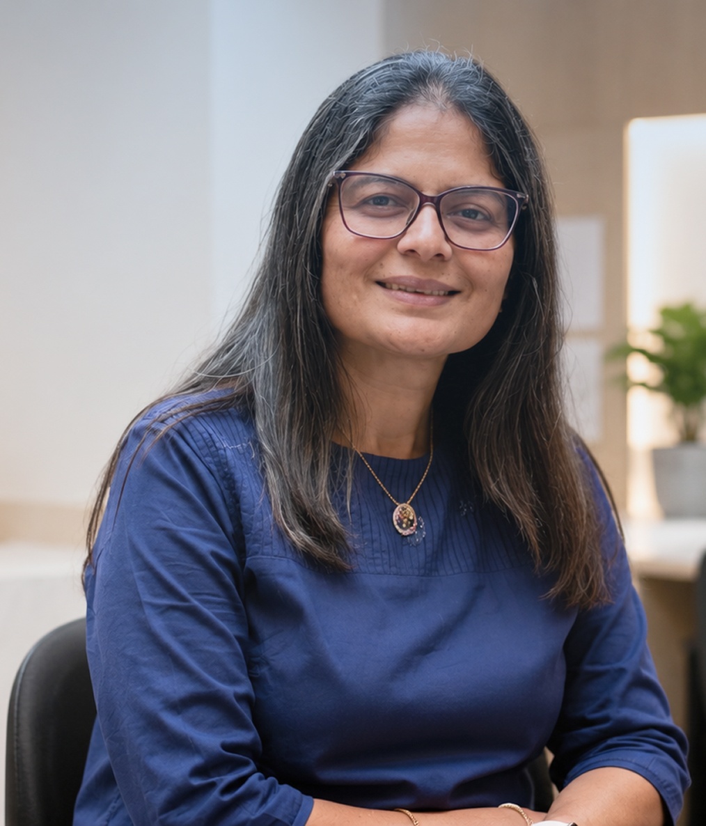 Dr. Eva Bhagat, Consultant Hematologist and Hemato-Oncologist, at her consulting room in Ahmedabad.